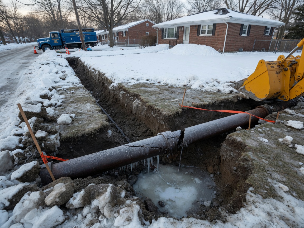 How Nassau County Winters Affect Underground Water Lines in Uniondale